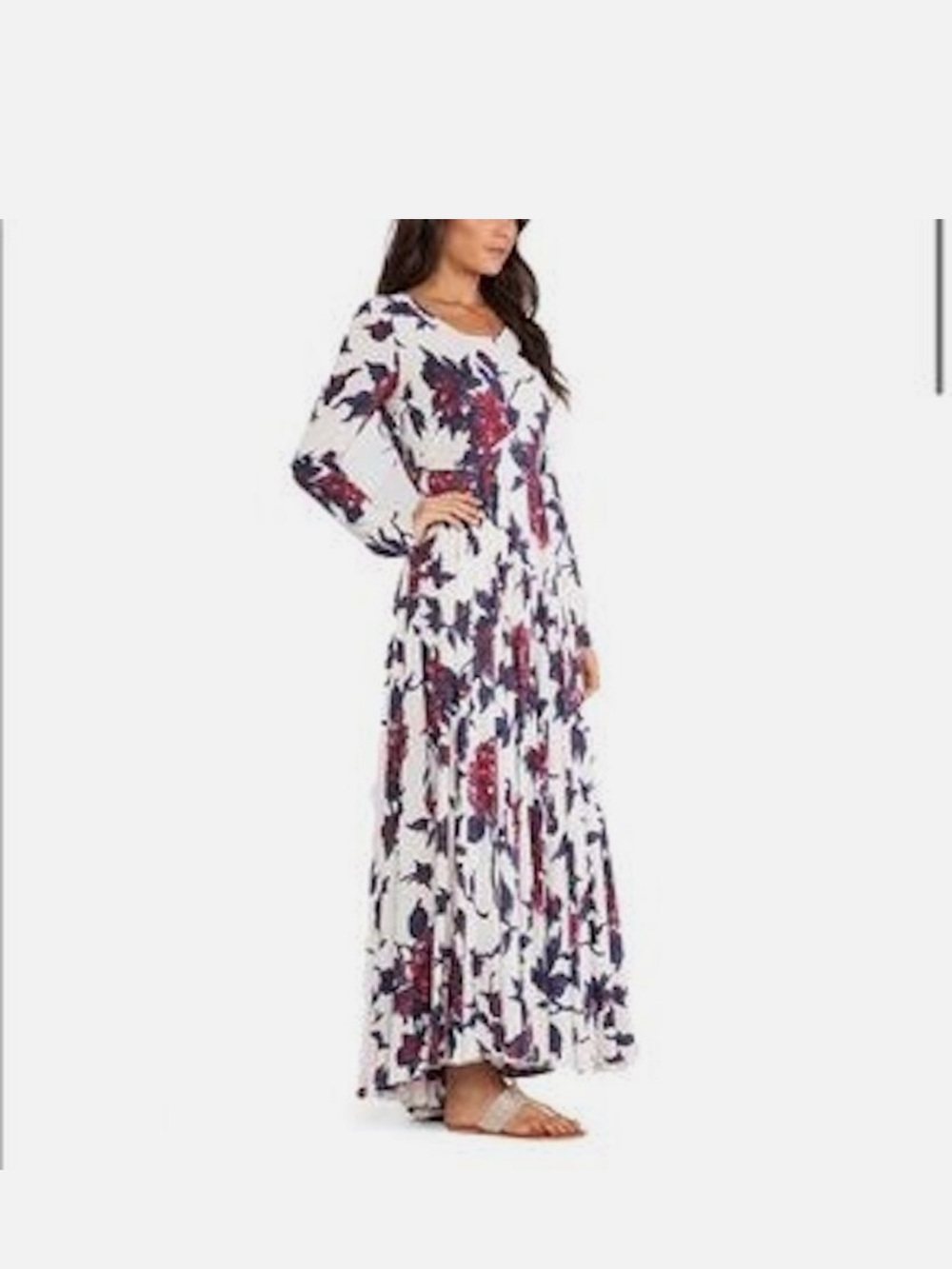 Free People First kiss Long Sleeve Maxi Dress size S - Picture 2 of 5